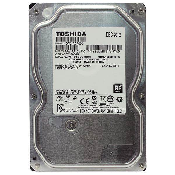 Жесткий диск 3.5 HDD Toshiba 500GB Pull Out Refresh
